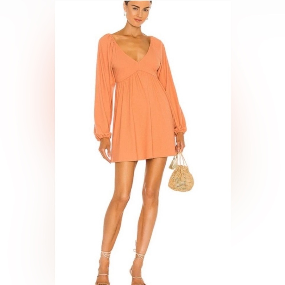 Lovers + Friends Orange Mini Dress